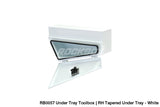 Rb0057 Under Tray Toolbox | Rh Tapered - White Undertray