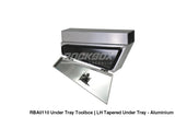 Rba0110 Under Tray Toolbox | Lh Tapered - Aluminium Undertray